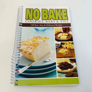 Vintage Cookbook "No Bake Cookies, Bars & Pies" 2009